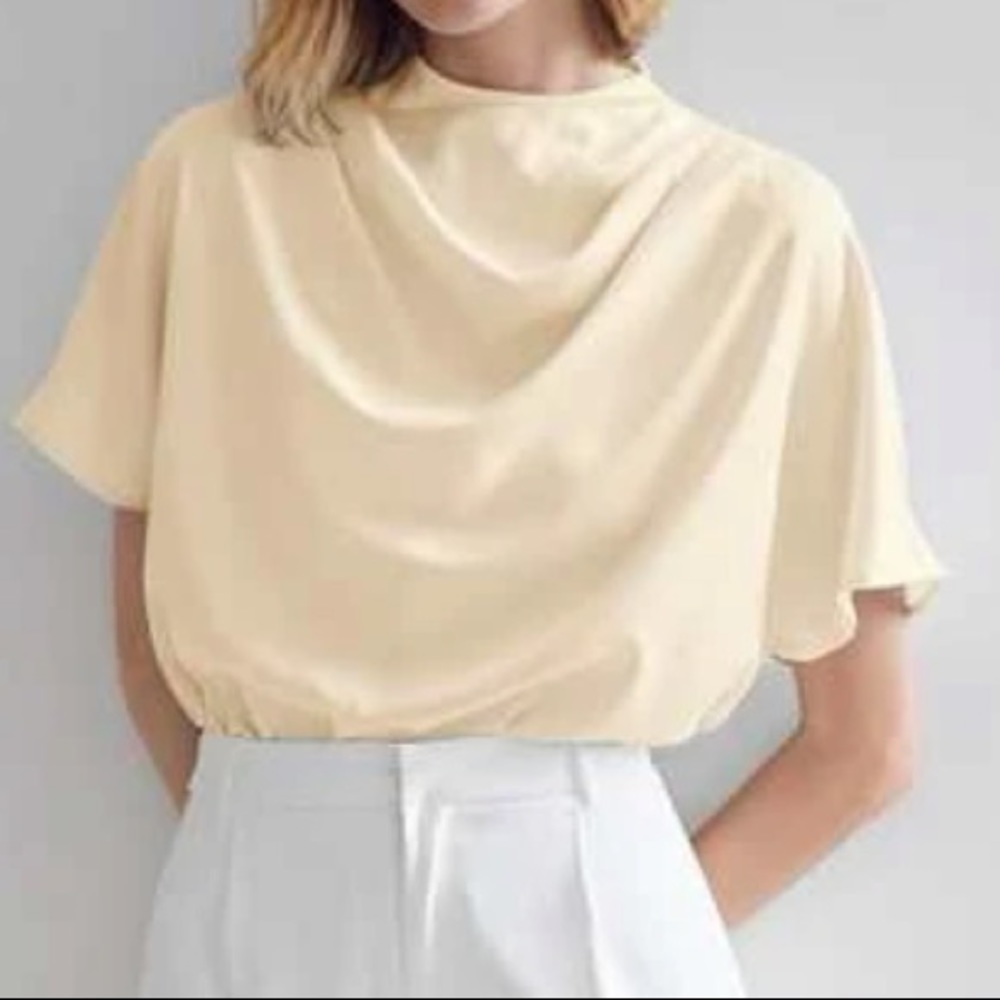 Elegant Cream Blouse